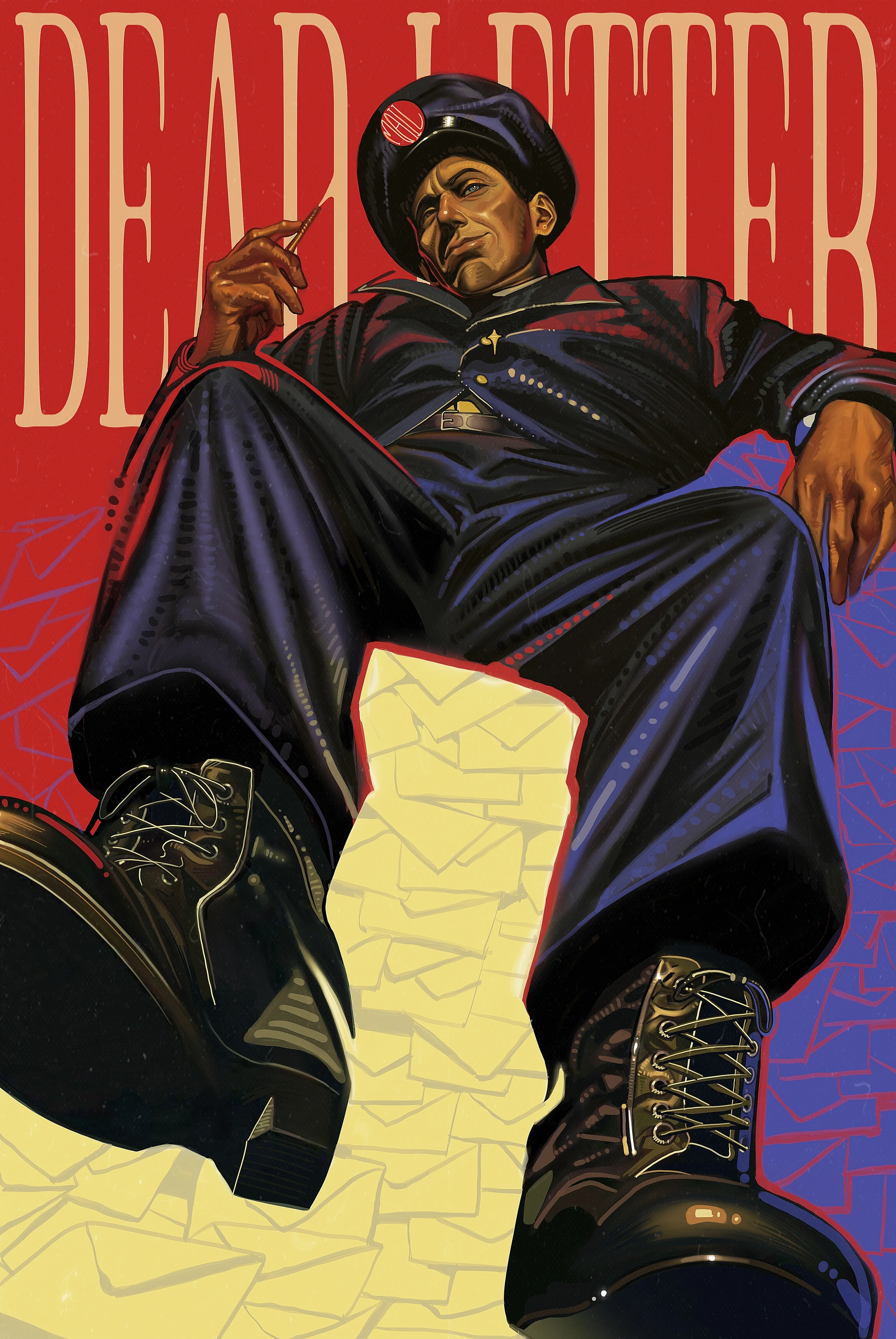DEADLETTER · Poster design and graphics by Shawn Wang.