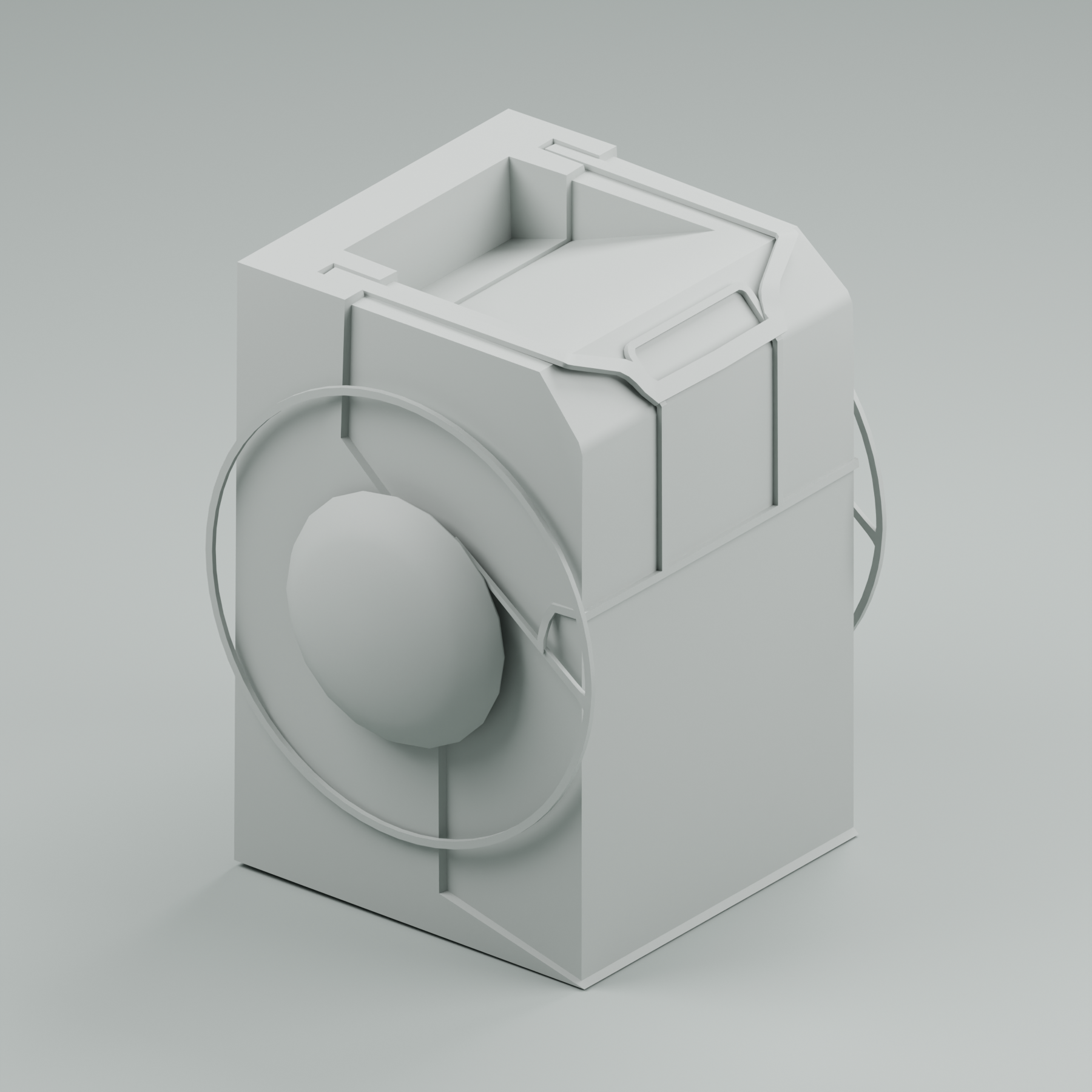 Shredder model by Henry Jiang, shown in neutral lighting.