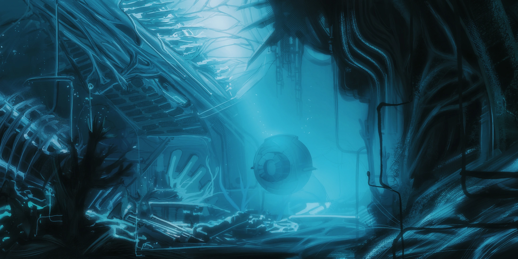 Underwater setting study · Shawn Wang.