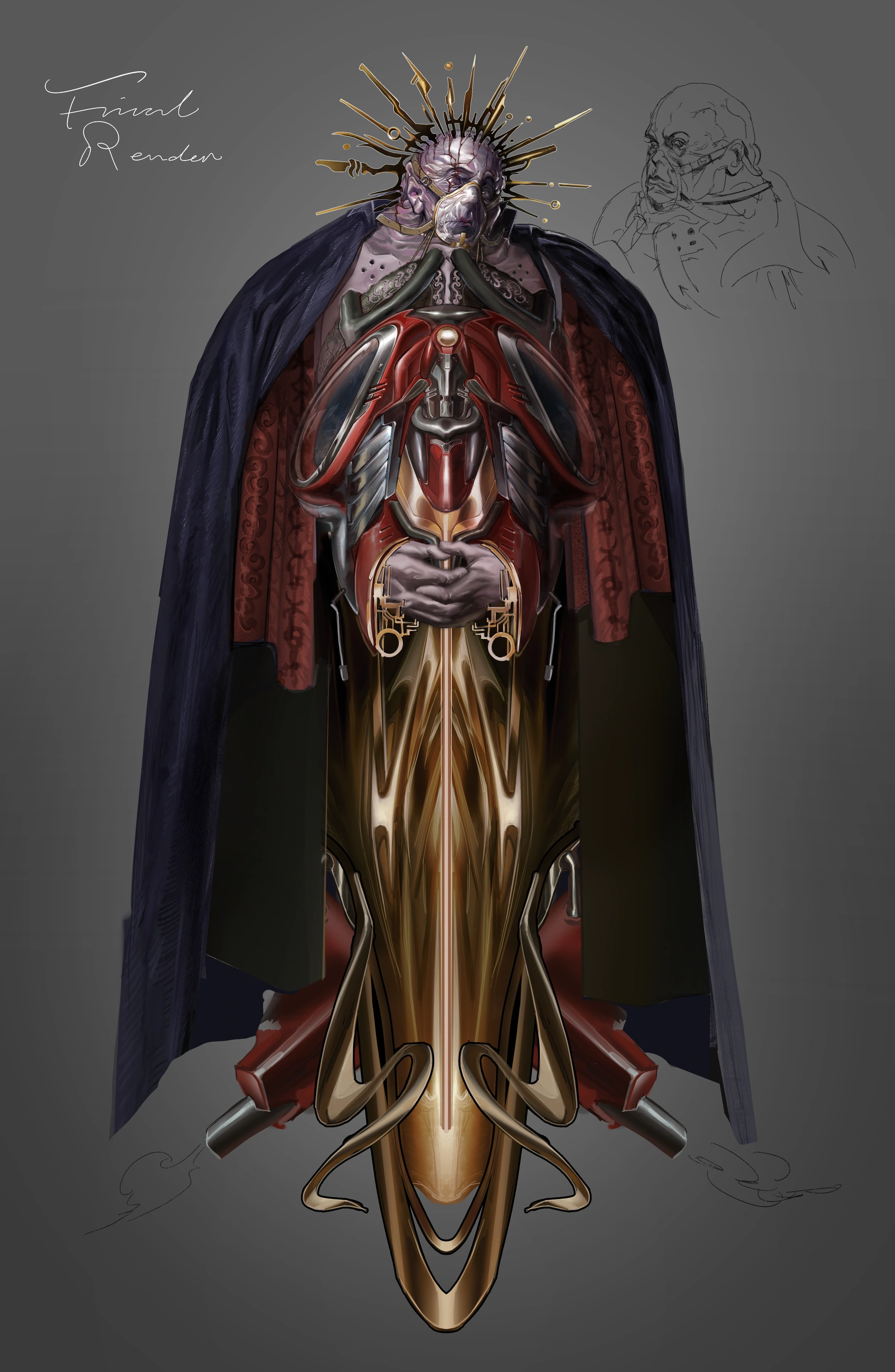 Full-body character design.