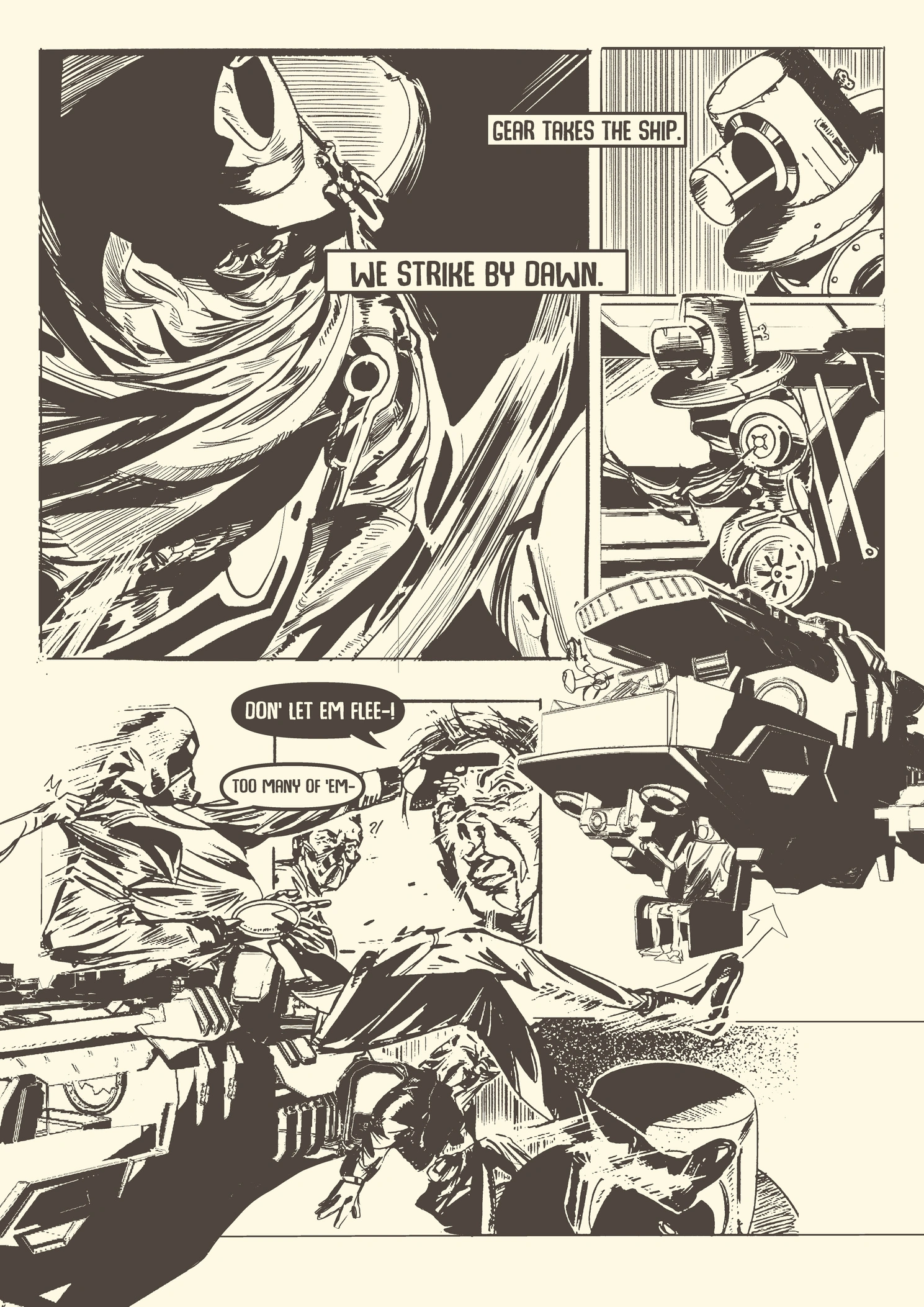 Preparing to leave · Story page 3.